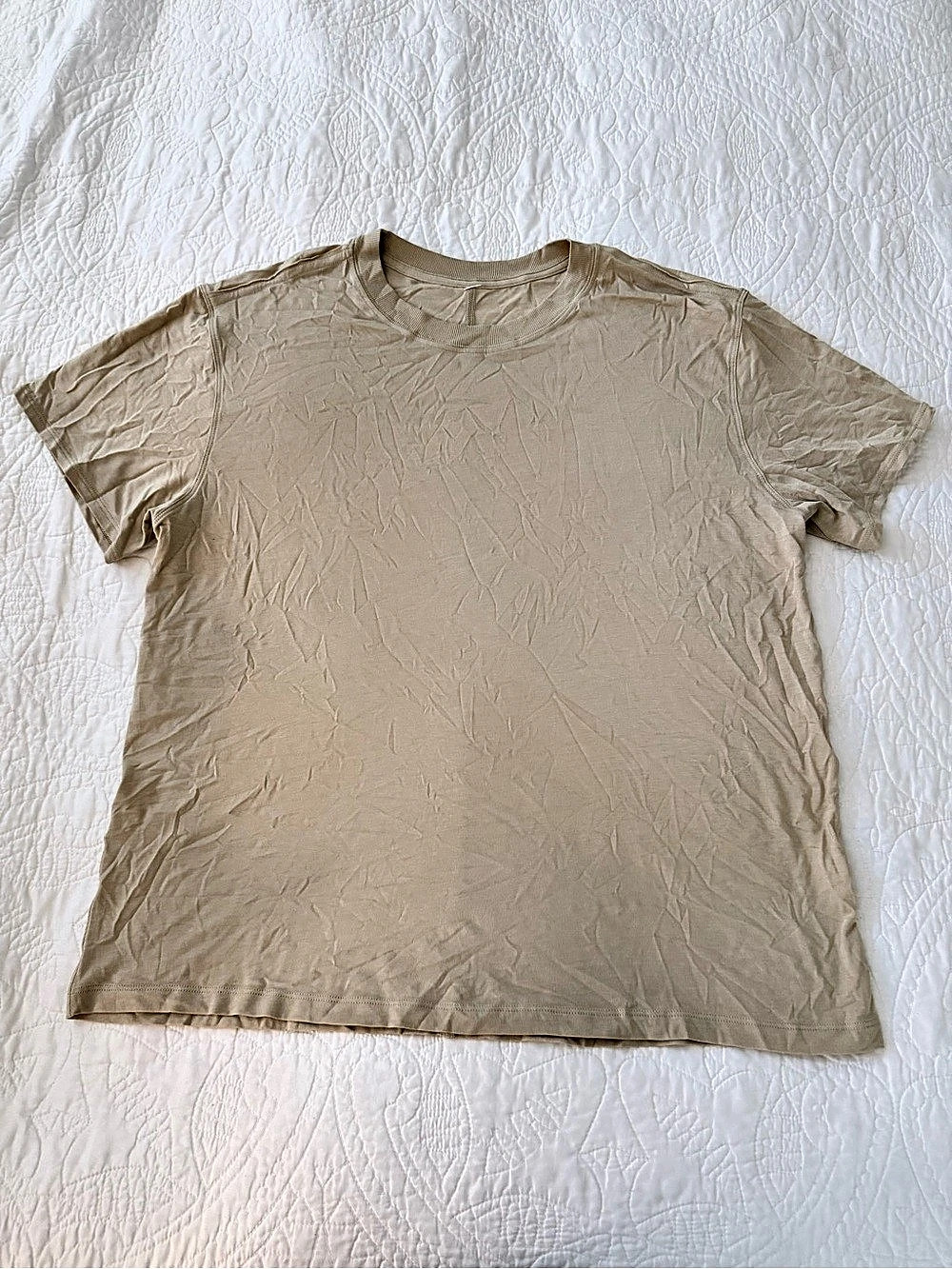 lululemon All Yours Tee Short Sleeve Beige